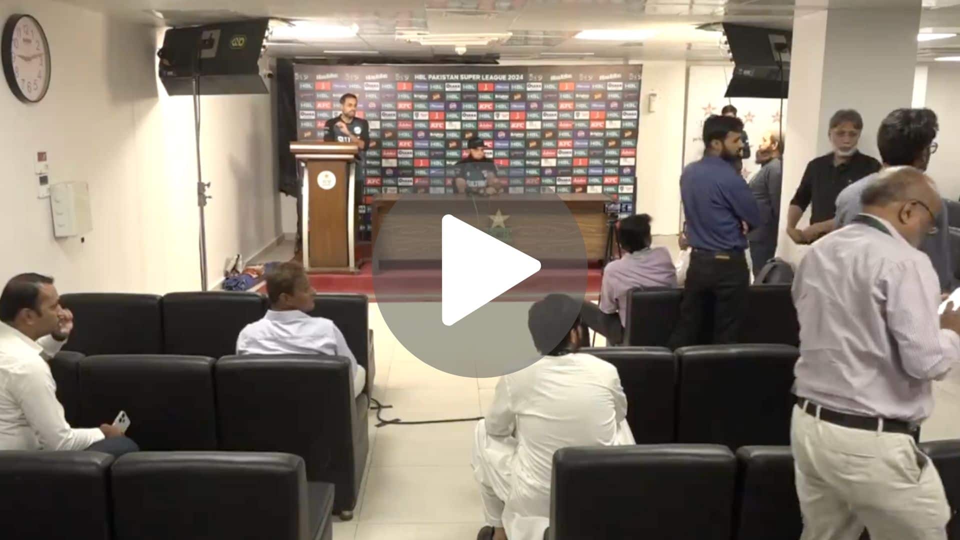 [Watch] Journalists Walk Out Of PSL Final Presser After Clash With Multan Sultans Manager